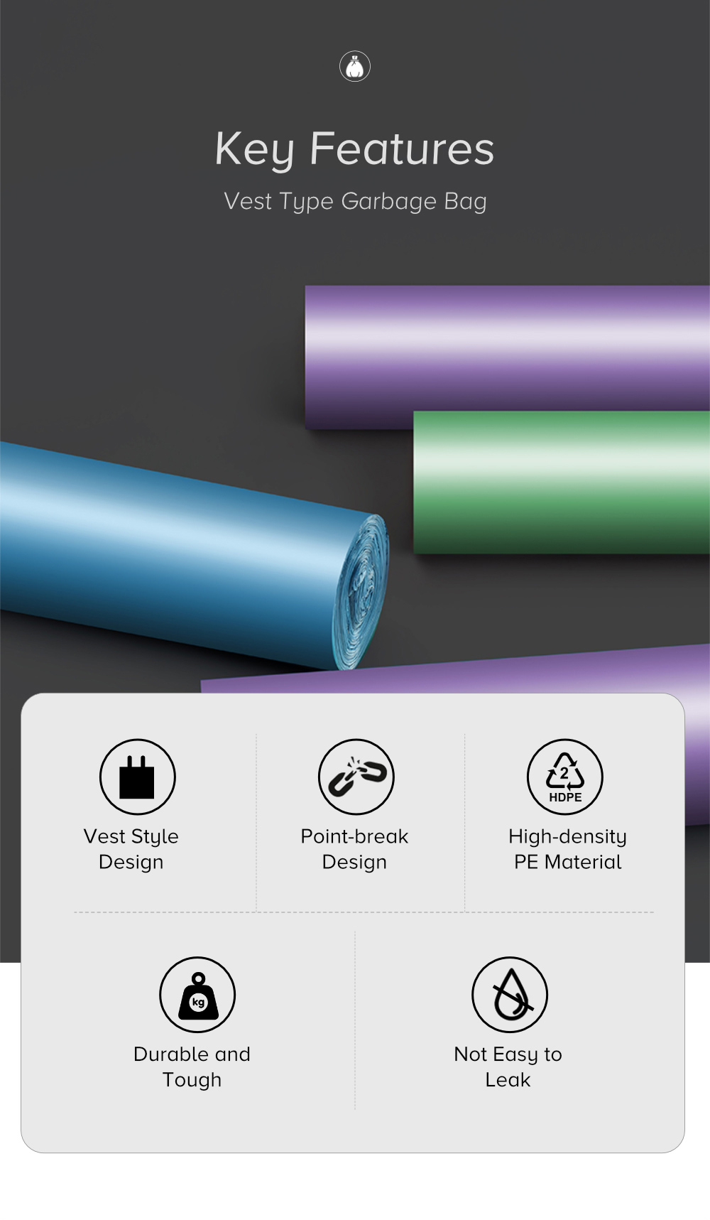 Vest Type Garbage Bag -3